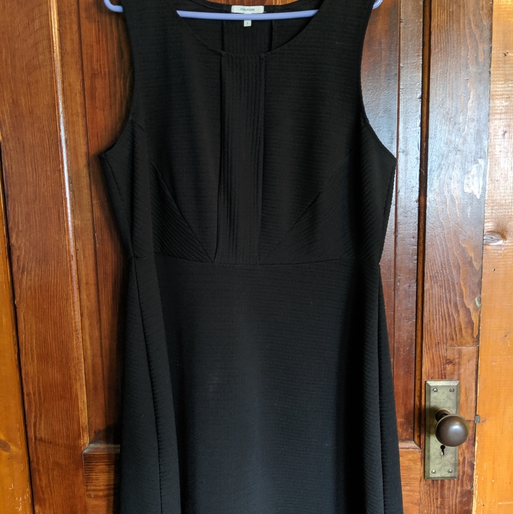 Maurice's black textured dress